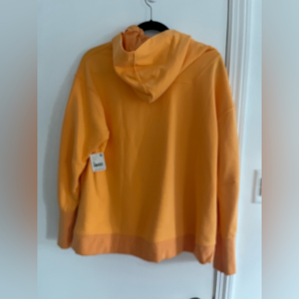 NWT free people orange hoodie - Picture 10 of 16